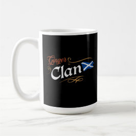 Ginger Clan Scottish Flag Funny Redhead Heritage Koffiemok