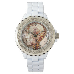 Ginger Cyborg Babe Horloge