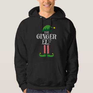 Ginger Elf Matching Familie Kerstfeest Hoodie