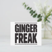 Ginger Freak Briefkaart (Staand voorkant)