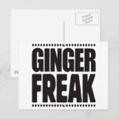 Ginger Freak Briefkaart (Voorkant / Achterkant)