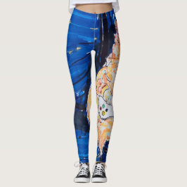Ginger Gamer Cat Leggings