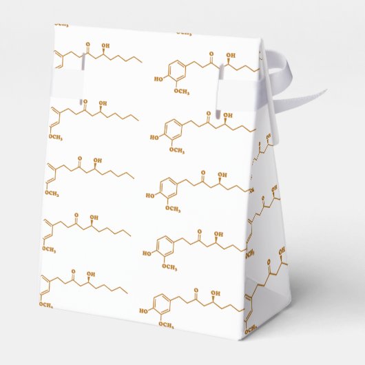 Ginger Gingerol Molecule Chemical Formule Bedankdoosjes (Achterkant)