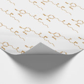 Ginger Gingerol Molecule Chemical Formule Cadeaupapier (Hoek)