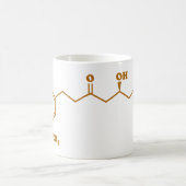Ginger Gingerol Molecule Chemical Formule Koffiemok (Center)