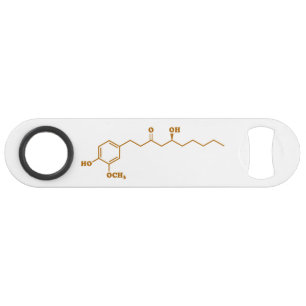 Ginger Gingerol Molecule Chemical Formule Speed Flessenopener