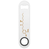 Ginger Gingerol Molecule Chemical Formule Speed Flessenopener (Achterkant)