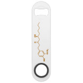 Ginger Gingerol Molecule Chemical Formule Speed Flessenopener (Voorkant)