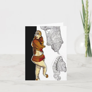 Ginger Girl Notecard Kaart