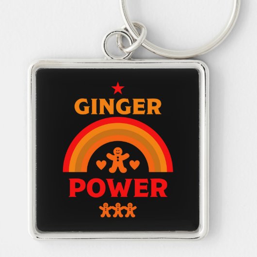 Ginger Hair Pride Sleutelhanger (Voorkant)