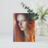 Ginger Haired Goddess Briefkaart (Staand voorkant)