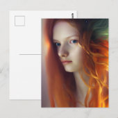Ginger Haired Goddess Briefkaart (Voorkant / Achterkant)