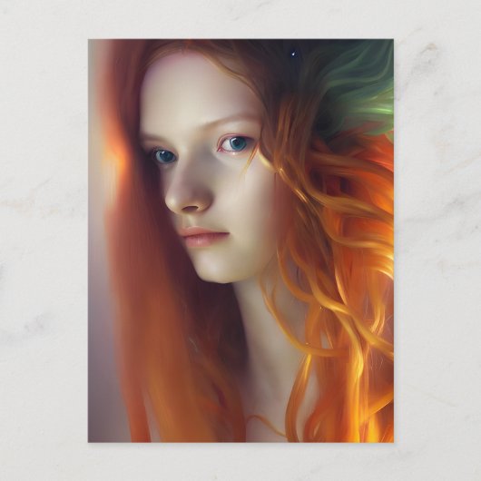 Ginger Haired Goddess Briefkaart (Voorkant)