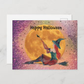 Ginger Halloween witch postkaart van Renee (Voorkant / Achterkant)