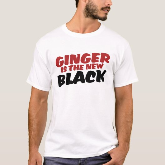 Ginger is de nieuwe zwarte t-shirt (Voorkant)