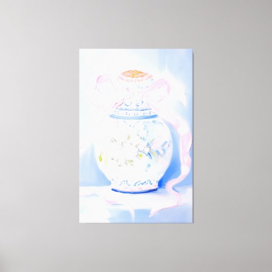 Ginger Jar Acryl schilderij Preppy muurkunst Canvas Afdruk (Voorkant)