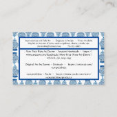 Ginger Jar Standard, Carte de visite 3,5 pouces x (Dos)