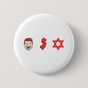 Ginger Jersey Jew Ronde Button 5,7 Cm