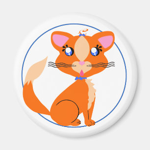 Ginger Kat Toon Magnet Magneet