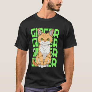 Ginger Kat waarderingsdag Schattige Tabby Kitten S T-shirt