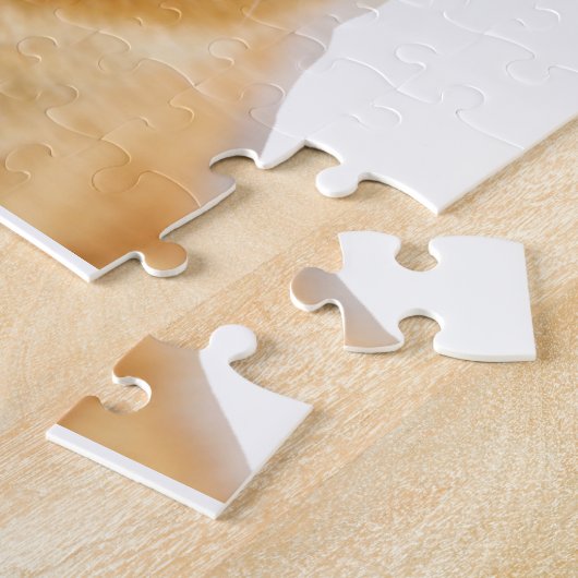 Ginger kattengroene ogen puzzel legpuzzel (Zijkant)