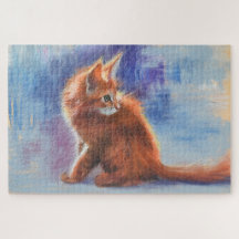 Ginger Kitten in pastellicht