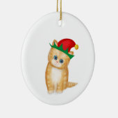Ginger kitten personnalisation ornement arbre de N (Droite)