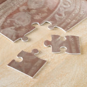 Ginger Kitten Slapen (Shabby Chic) Legpuzzel (Zijkant)