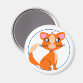 Ginger Kitty Toon Magnet (Recto/Verso)