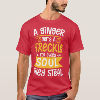 Ginger krijgt sproet t-shirt