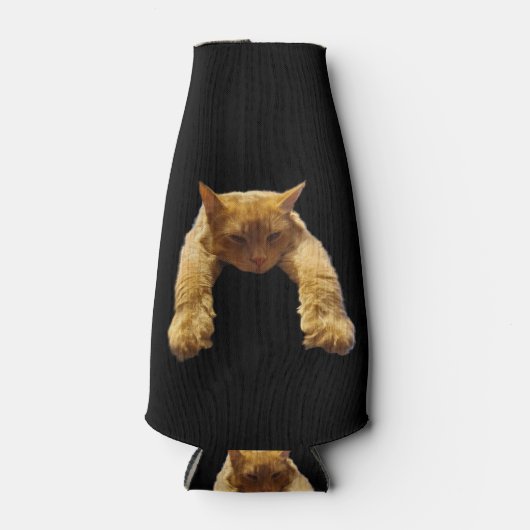 Ginger Lazy Cat, fles koeler (Voorkant)