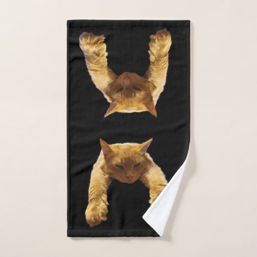 Ginger Lazy Cat, Handdoek (Handdoek)