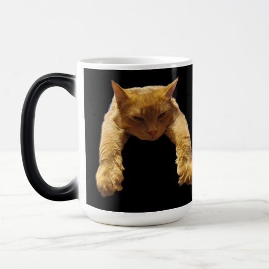 Ginger Lazy Cat, Magic Morphing Mok (Links)