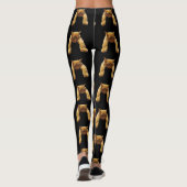 Ginger Lazy Chat, Dames Leggings (Dos)
