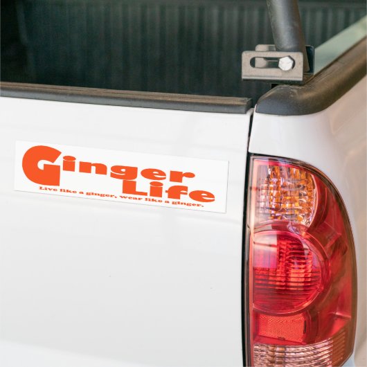 Ginger Life Bumpersticker (Op Truck)
