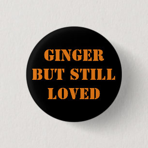 Ginger, maar nog steeds 3 cm rondetoeslag ronde button 3,2 cm