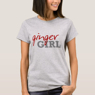 Ginger Meisje Redhead Sproeten T-shirt
