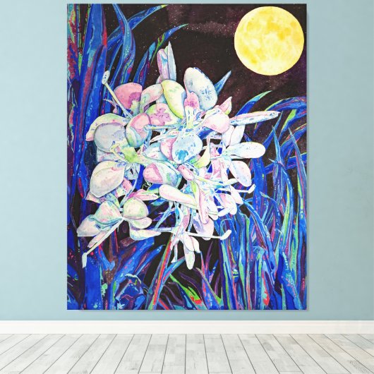 Ginger Moon Canvas Afdruk (Insitu (Houten vloer))