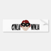 Ginger Ninja Bumpersticker (Voorkant)