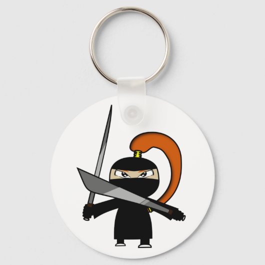 Ginger Ninja Figuur 3 Sleutelhanger (Voorkant)