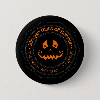 GINGER NUTS PUMPKIN BADGE RONDE BUTTON 5,7 CM