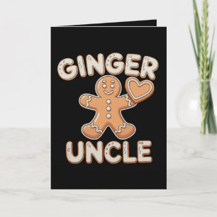 Ginger Oom Gingerbread Kerstmis Xmas Familie Kaart