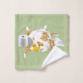 Ginger Orange Chat Drôle Toilette Papier (Gant de toilette)