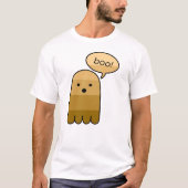 Ginger Oranje Boo Ghost Halloween T-shirt (Voorkant)