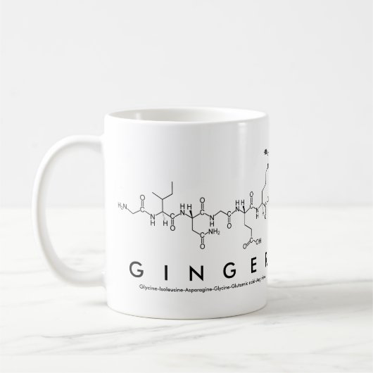 Ginger peptide nom mug (Gauche)