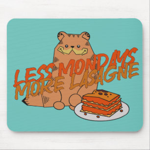 Ginger Perzische kat lasagne Muismat