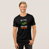 Ginger Powers Geactiveerde DNA Mutant Grappige Ros Tri-Blend Shirt (Voorkant volledig)