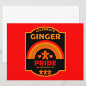 Ginger Pride Dag Maand Evenementen (Voorkant / Achterkant)