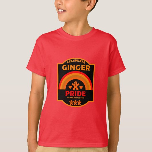 Ginger Pride Dag Maand Evenementen T-shirt (Voorkant)