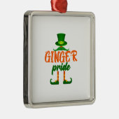 Ginger Pride Metalen Ornament (Rechts)